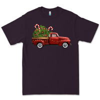 Plum christmas trees truck Premium Tee - FaDigitalArtStudio