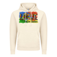 Vintage Artic sunflower love autism awareness Vintage Hoodie - BarkalooDesign