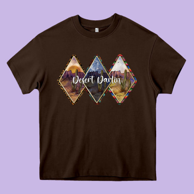 Desert Darlin Heavy Core Tee Designed By Sublimationcraftshop