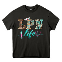 Asphalt western nurse lpn  life Heavy Core Tee - BarkalooDesign