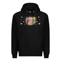 Black summer vibes with birds Premium Hoodie - TumblerDesignByShophia