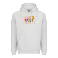 Dove Grey summer vibes with birds Premium Hoodie - TumblerDesignByShophia