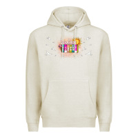 Oatmeal Heather summer vibes with birds Premium Hoodie - TumblerDesignByShophia