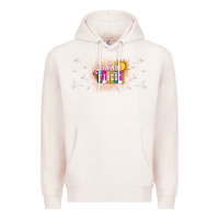 Pale Pink summer vibes with birds Premium Hoodie - TumblerDesignByShophia
