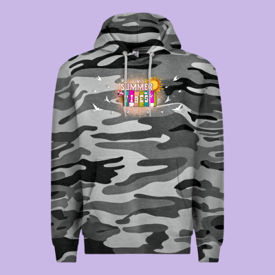 Summer Vibes With Birds Premium Hoodie Designed By Tumblerdesignbyshophia