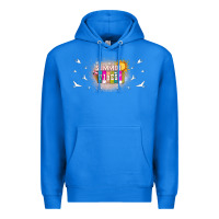 True Royal summer vibes with birds Premium Hoodie - TumblerDesignByShophia