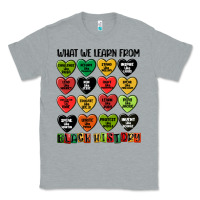 Heather Grey what we learn from black history Classic Tee - MaliasSmallBusiness