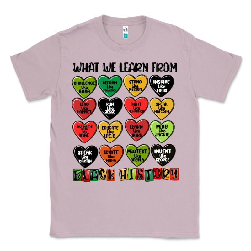 What We Learn From Black History Classic Tee by MaliasSmallBusiness | Teevron