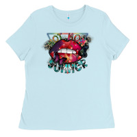 Baby Blue hot mom summer Ladies Tee - SublimationCraftShop