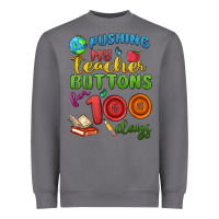 Storm pushing my teacher buttons for 100 days Heavyweight Sweatshirt - MaliasSmallBusiness