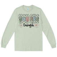 Matcha you are enough Long Sleeve Tee - MaliasSmallBusiness