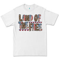White land of the free Premium Tee - RacoonDesign