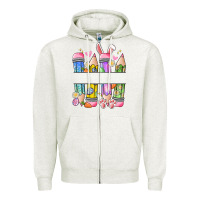Easter Teacher Pencils Zipper Hoodie | Teevron