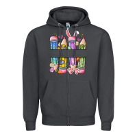 Smoke easter teacher pencils Zipper Hoodie - Artiststas