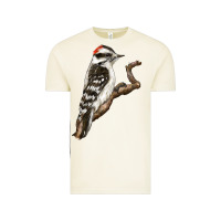 Vintage Arctic Downy Woodpecker Vintage Tee - LillyAllenDesigns