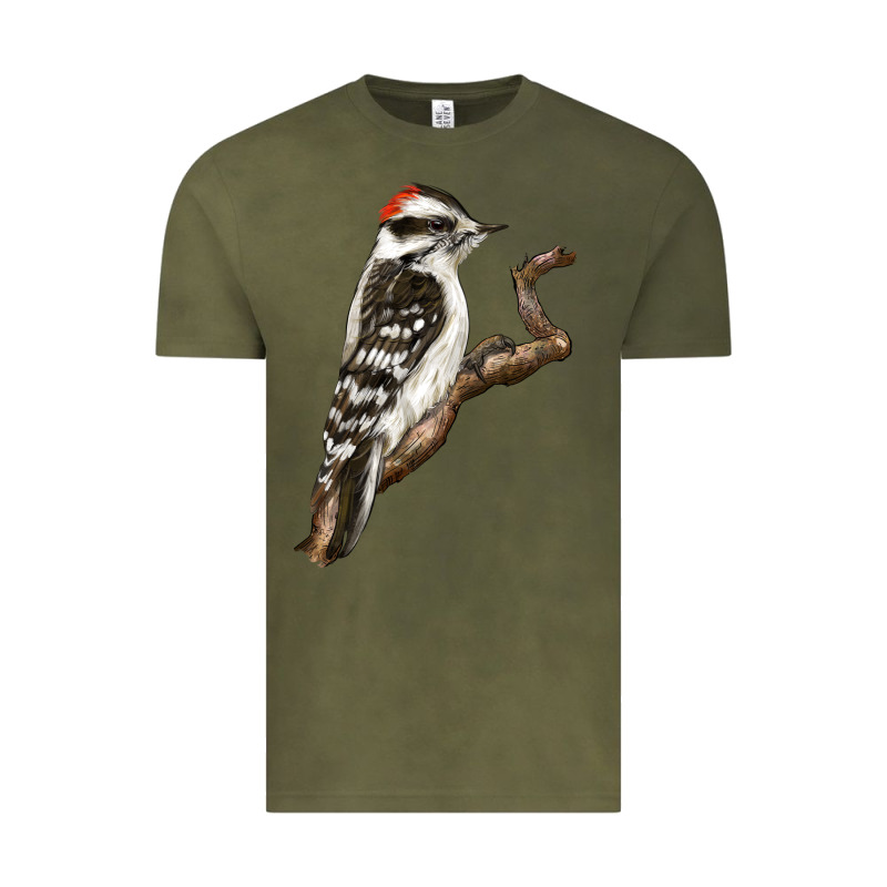 Downy Woodpecker Vintage Tee by LillyAllenDesigns | Teevron