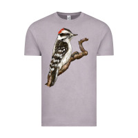 Vintage Zinc Downy Woodpecker Vintage Tee - LillyAllenDesigns
