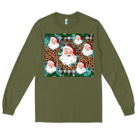 Army Green santa Long Sleeve Tee - JahusDesignShop