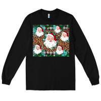 Black santa Long Sleeve Tee - JahusDesignShop