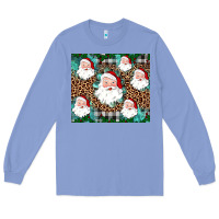 Colony Blue santa Long Sleeve Tee - JahusDesignShop