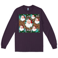 Plum santa Long Sleeve Tee - JahusDesignShop