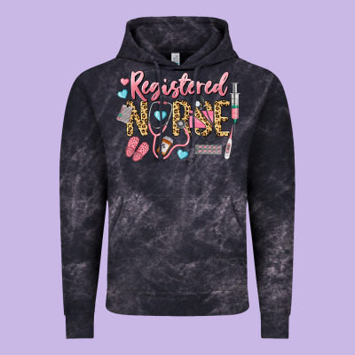 Registered Nurse Vintage Hoodie Designed By Lillyallendesigns