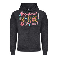 Vintage Black Registered Nurse Vintage Hoodie - LillyAllenDesigns