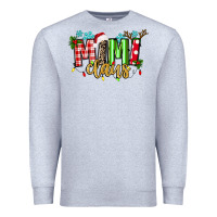 Heather Grey mimi claus Premium Sweatshirt - texasbilliewilder