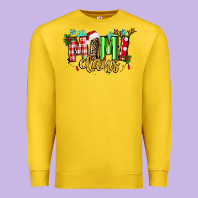Mimi Claus Premium Sweatshirt Designed By Texasbilliewilder