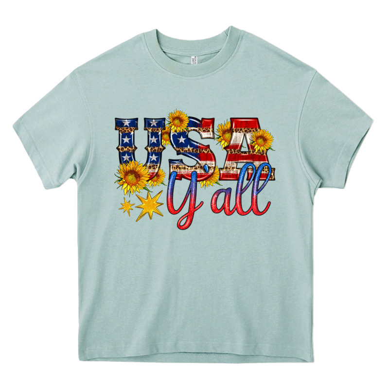 Usa Y All Heavy Core Tee by HRA Design Shop | Teevron