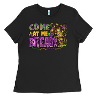 Black come at me breaux Ladies Tee - FaDigitalArtStudio