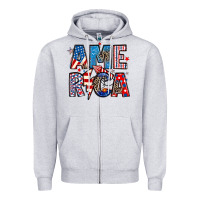 America 4th Of July Zipper Hoodie | Teevron
