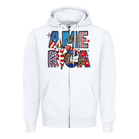 White america 4th of july Zipper Hoodie - Artiststas