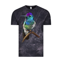 Cloud Black Rivoli`s Hummingbird Vintage Tee - LillyAllenDesigns