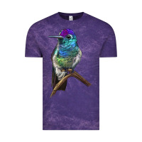 Cloud Purple Rivoli`s Hummingbird Vintage Tee - LillyAllenDesigns