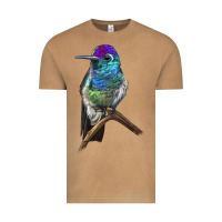 Vintage Camel Rivoli`s Hummingbird Vintage Tee - LillyAllenDesigns