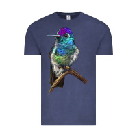 Vintage Denim Rivoli`s Hummingbird Vintage Tee - LillyAllenDesigns
