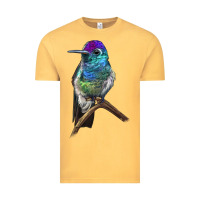 Vintage Mustard Rivoli`s Hummingbird Vintage Tee - LillyAllenDesigns