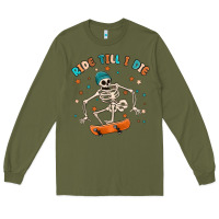 Army Green ride till i die Long Sleeve Tee - MaliasSmallBusiness