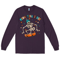 Plum ride till i die Long Sleeve Tee - MaliasSmallBusiness