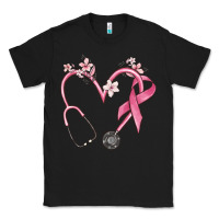 Stethoscope Nurse Medical Breast Cancer Awareness Classic Tee | Teevron