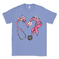 Colony Blue stethoscope nurse medical breast cancer awareness Classic Tee - MaliasSmallBusiness
