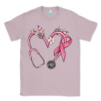 Lilac stethoscope nurse medical breast cancer awareness Classic Tee - MaliasSmallBusiness