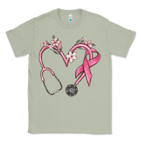 Matcha stethoscope nurse medical breast cancer awareness Classic Tee - MaliasSmallBusiness