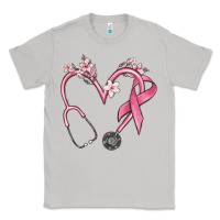 Moon Dust stethoscope nurse medical breast cancer awareness Classic Tee - MaliasSmallBusiness