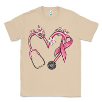 Mushroom stethoscope nurse medical breast cancer awareness Classic Tee - MaliasSmallBusiness
