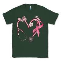 Sports Green stethoscope nurse medical breast cancer awareness Classic Tee - MaliasSmallBusiness