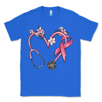 True Royal stethoscope nurse medical breast cancer awareness Classic Tee - MaliasSmallBusiness