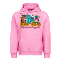 Fuchsia Pink CMA Certified Medical Assistant Urban Hoodie - FaDigitalArtStudio