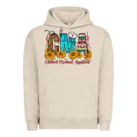 Pigment French Oak CMA Certified Medical Assistant Urban Hoodie - FaDigitalArtStudio